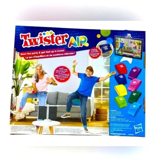 Hasbro - Twister Air  - App Game w/ Wrist and Ankle Bands Links to Smart Devices - Picture 2 of 2